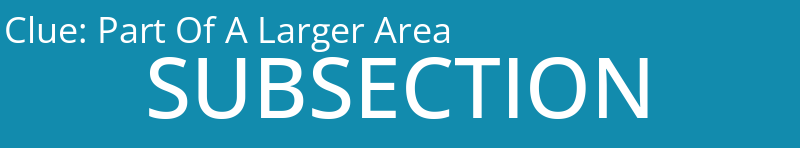 Part Of A Larger Area