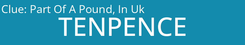 Part Of A Pound, In Uk