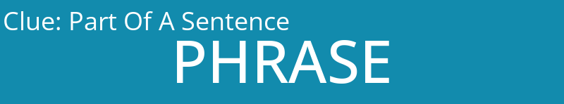 Part Of A Sentence
