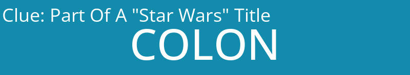 Part Of A "Star Wars" Title