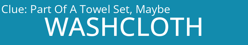 Part Of A Towel Set, Maybe