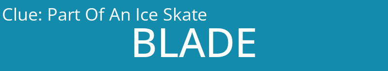 Part Of An Ice Skate