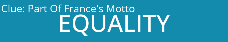 Part Of France's Motto