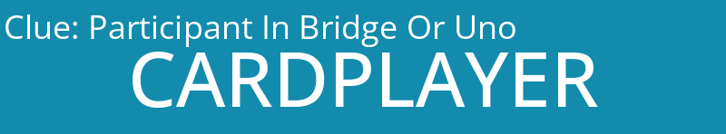 Participant In Bridge Or Uno