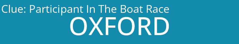 Participant In The Boat Race