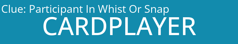 Participant In Whist Or Snap
