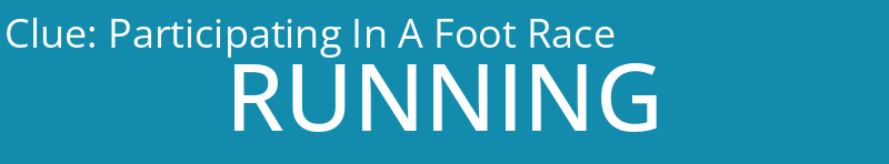 Participating In A Foot Race
