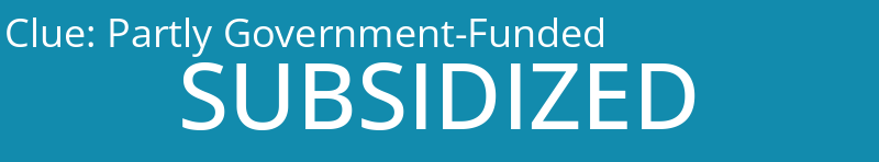 Partly Government-Funded