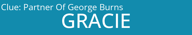 Partner Of George Burns