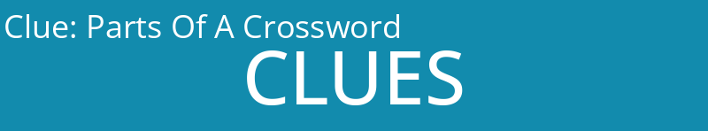 Parts Of A Crossword