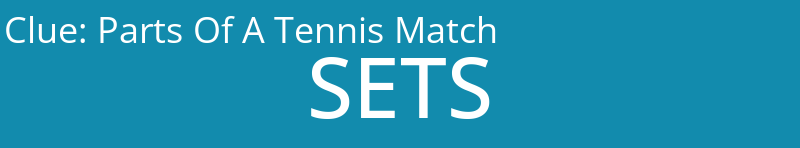 Parts Of A Tennis Match