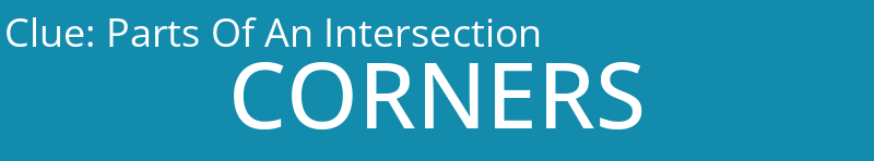 Parts Of An Intersection