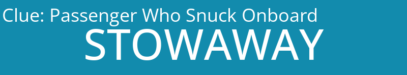 Passenger Who Snuck Onboard