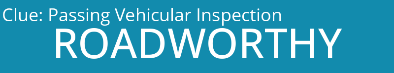 Passing Vehicular Inspection