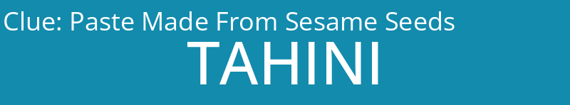 Paste Made From Sesame Seeds