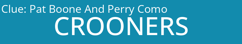 Pat Boone And Perry Como