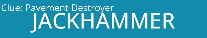 Pavement Destroyer