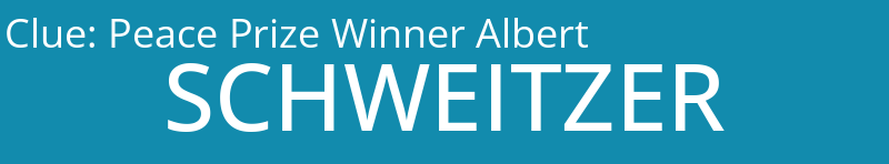 Peace Prize Winner Albert