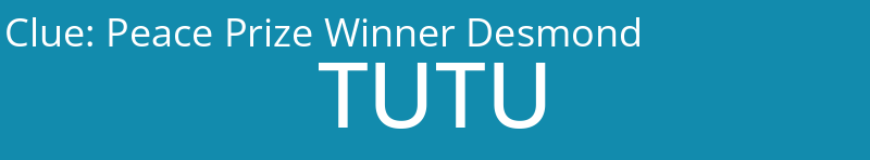 Peace Prize Winner Desmond