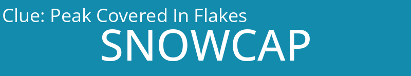 Peak Covered In Flakes