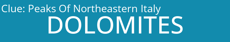 Peaks Of Northeastern Italy