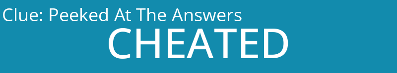 Peeked At The Answers