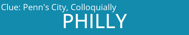 Penn's City, Colloquially