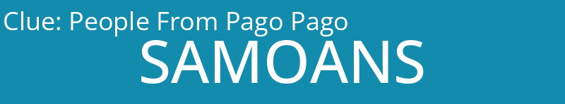 People From Pago Pago