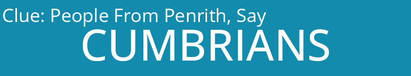 People From Penrith, Say