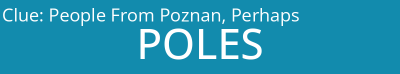 People From Poznan, Perhaps