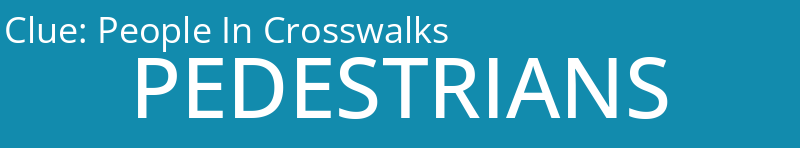 People In Crosswalks