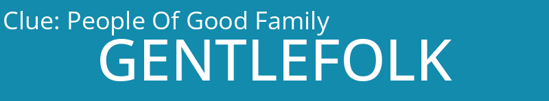 People Of Good Family