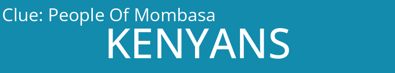 People Of Mombasa