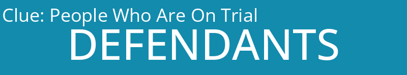 People Who Are On Trial