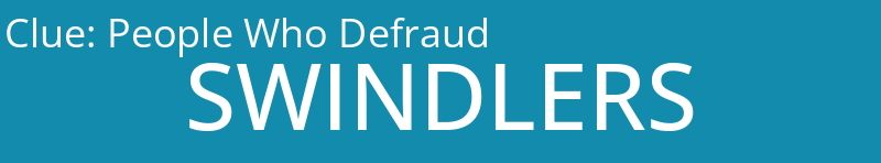 People Who Defraud