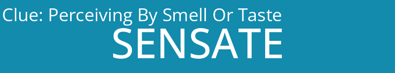 Perceiving By Smell Or Taste