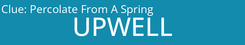 Percolate From A Spring