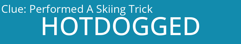 Performed A Skiing Trick