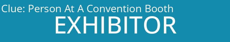 Person At A Convention Booth