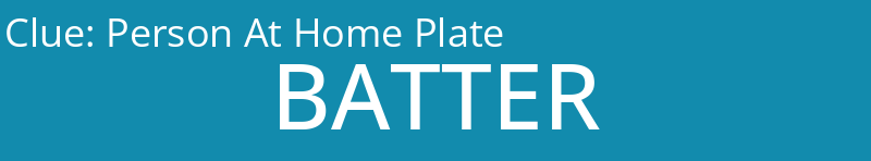 Person At Home Plate