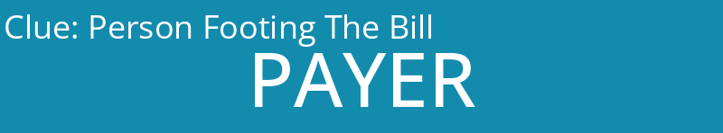 Person Footing The Bill