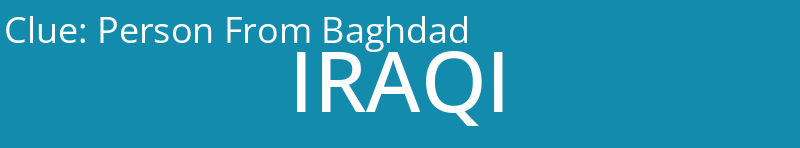 Person From Baghdad