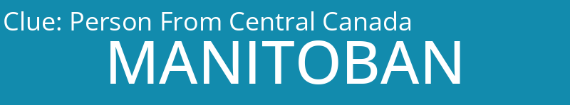 Person From Central Canada