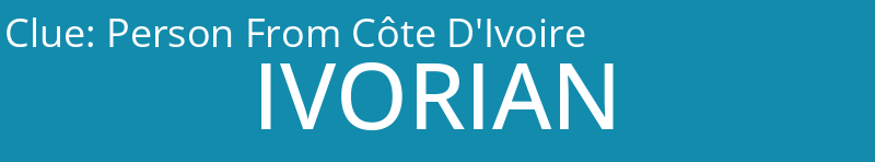 Person From Côte D'Ivoire