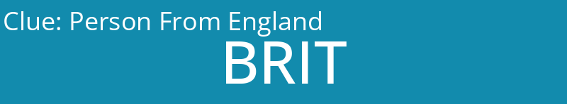 Person From England
