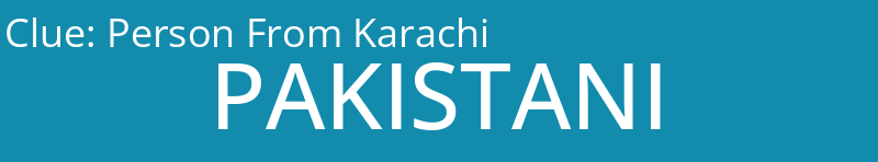 Person From Karachi