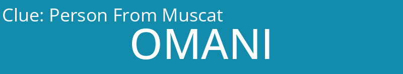 Person From Muscat