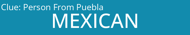 Person From Puebla