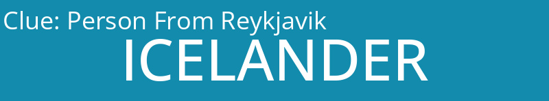 Person From Reykjavik