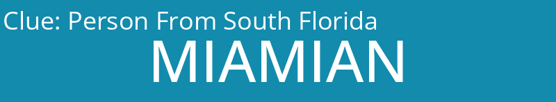 Person From South Florida